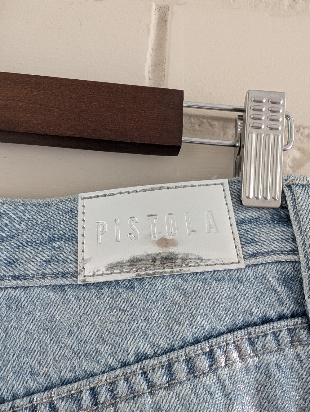 Pistola 29 Wes Sparkle Barrel Jeans High Rise 100% Cotton Spellbound - Picture 8 of 10